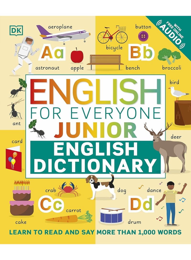 English for Everyone Junior English Dictionary: Learn to Read and Say More than 1,000 Words Flexibound