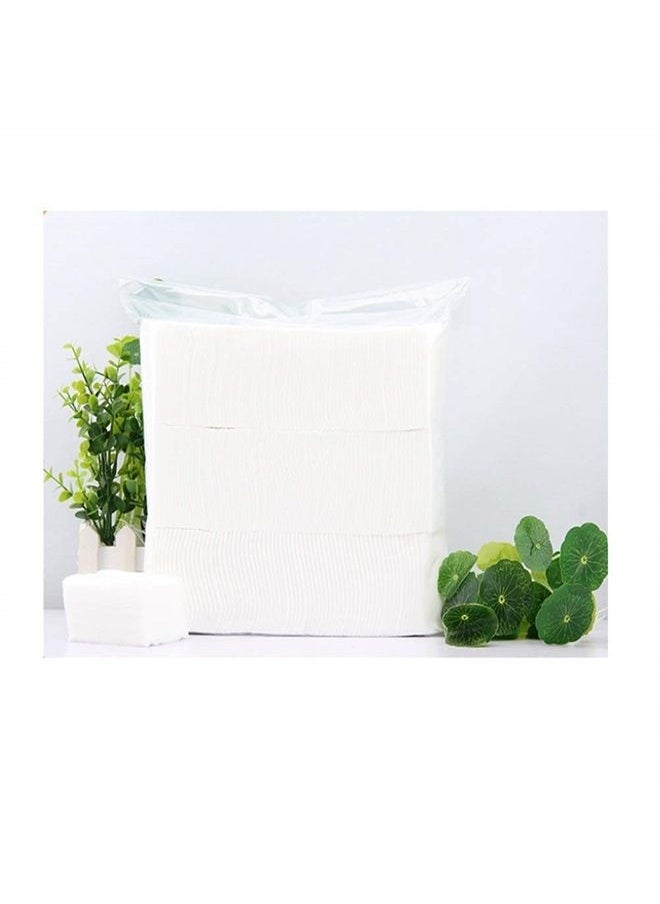 ericotry Ericotry 1200Pcs Makeup Facial Cotton Pads Soft Lint Free Face Cleaning Pads Cosmetic Face Eye Neck Mouth Nail Polish Makeup Remover Accessories Tools  - Image 1