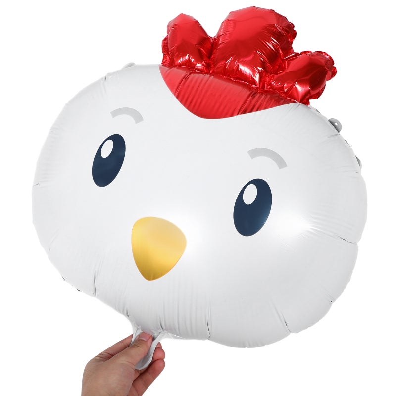 Adorable Chicken Shape Foil Balloon for Birthday Celebrations, Reusable and Sturdy - Image 3