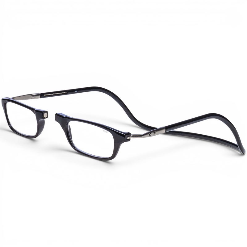 Clic Magnetic Reading Glasses Adjustable Neck Hanging Readers Secure Fit with Rigid Headband Original Long ML Black 150 - Image 2