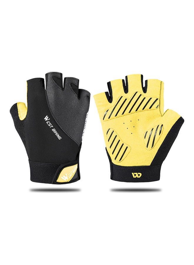 نيبمينينت قفازات بتصميم يغطي نصف الأصابع مضادة للانزلاق ومناسبة لركوب الدراجات - Image 1