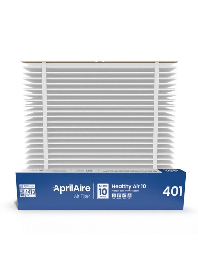 Aprilaire AprilAire 401 Replacement Furnace Filter for AprilAire 2400, Space-Gard 2400 Whole-House Air Purifiers - MERV 10, 16x25x6 Air Filter (Pack of 2)  - Image 1