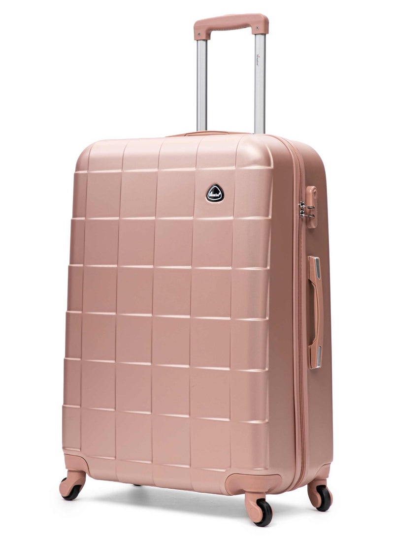 SENATOR Hard Case Travel Bag Trolley Luggage Set of 3 ABS Lightweight Suitcase with 4 Spinner Wheels, A207, Rose Gold - Image 3