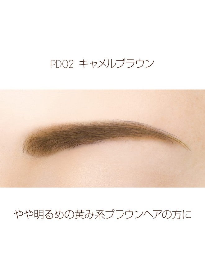 Excel Powder & Pencil Eyebrow Pd02 Camel Brown - Image 4