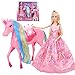 BETTINA Unicorn Princess Dolls Set Magical Light Unicorn Toys for Girls Horse Toys with Mane and Tail Princess Toy Unicorn Gifts for Girls Kids Aged 3 4 5 6 7 8 - Image 4
