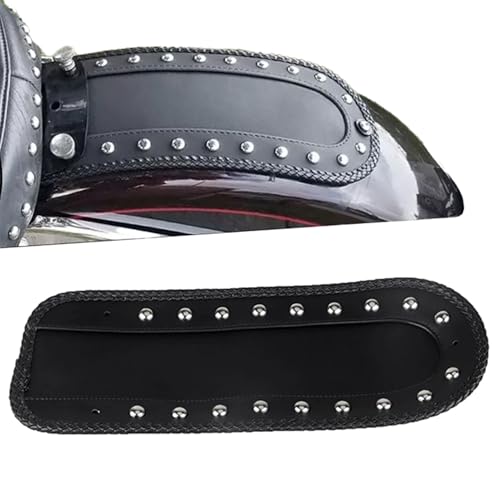 Cyreedom Motorcycle Vinyl Leather Rivet Leather Harley Motorcycle Rear fenders Bib for Softail Springer Heritage Classic EFI FLSTCI 2006-2017 - Image 1