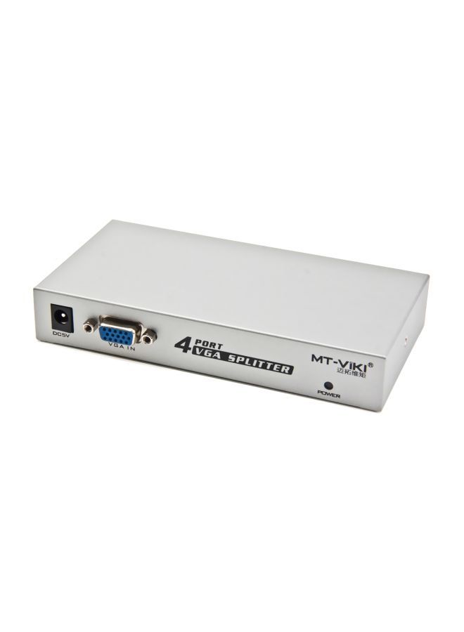 NIBEMINENT 4-Port VGA Splitter White - Image 2