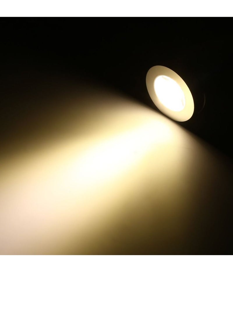 SYOSI LED Wall Lamps, 3W 85-265V Flexible Adjustable Gooseneck Bedroom Bedside Conical Wall Lamp Sconce Reading Light with Knob Switch for Bedroom, Office, Workbench, Studio(with Switch-Warm White) - Image 3