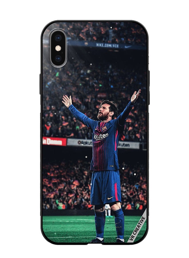 VR CREATIVE Protective Case Cover For Apple iPhone X/XS Lionel Messi Design Multicolour - Image 1