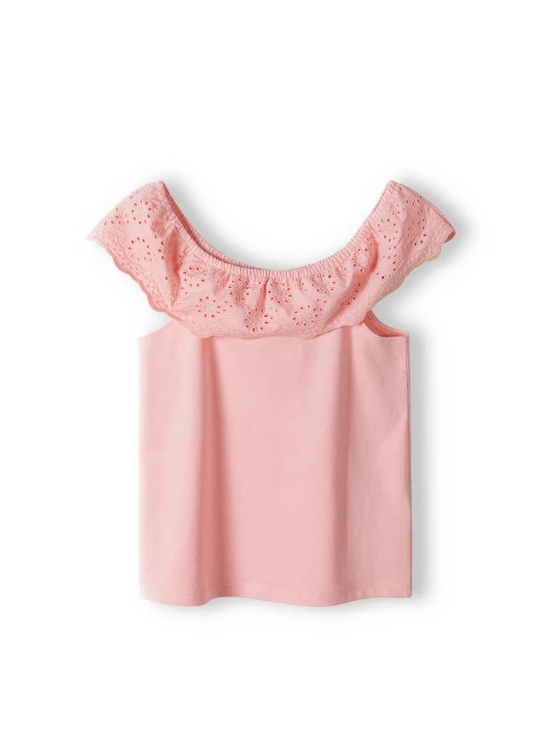 MINOTI Kids Girls Off The Shoulder Top
