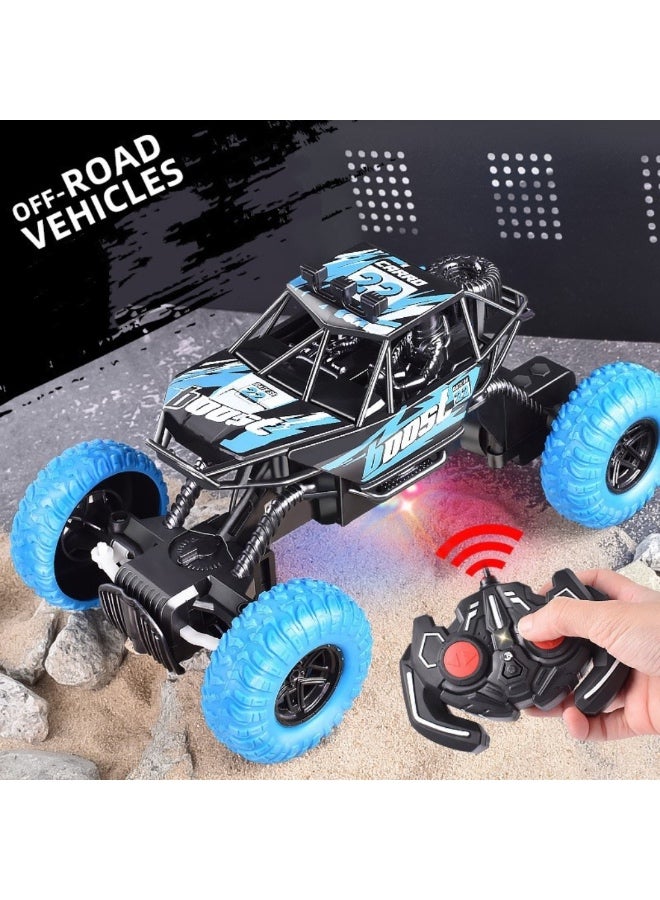 Swift Climbing Car - 1:20 RC Truck with Four-Wheel Drive, Alloy Remote Control Toy for Boys, Kids, and Adults (Blue) - Image 3