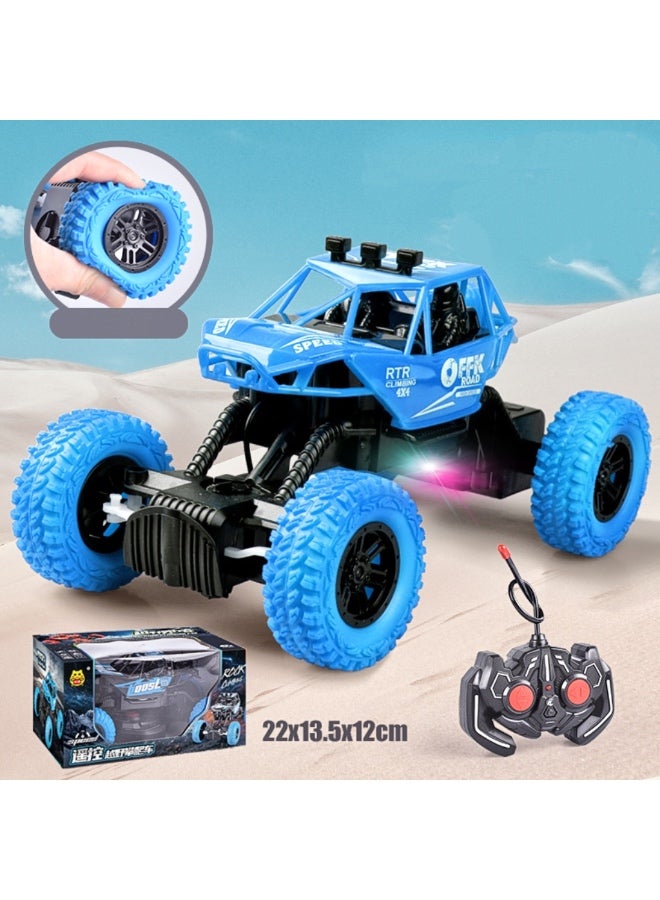 Swift Climbing Car - 1:20 RC Truck with Four-Wheel Drive, Alloy Remote Control Toy for Boys, Kids, and Adults (Blue) - Image 4