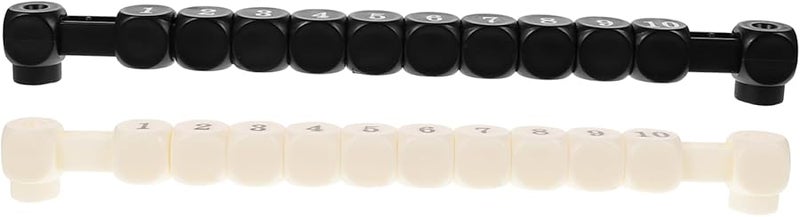 2Pcs Black Foosball Score Counters Scorekeeper Bars For Table Football Game - Image 2