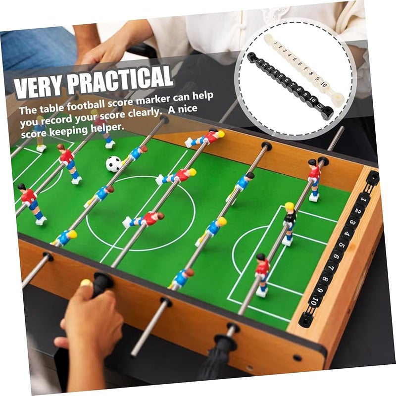 2Pcs Black Foosball Score Counters Scorekeeper Bars For Table Football Game - Image 4