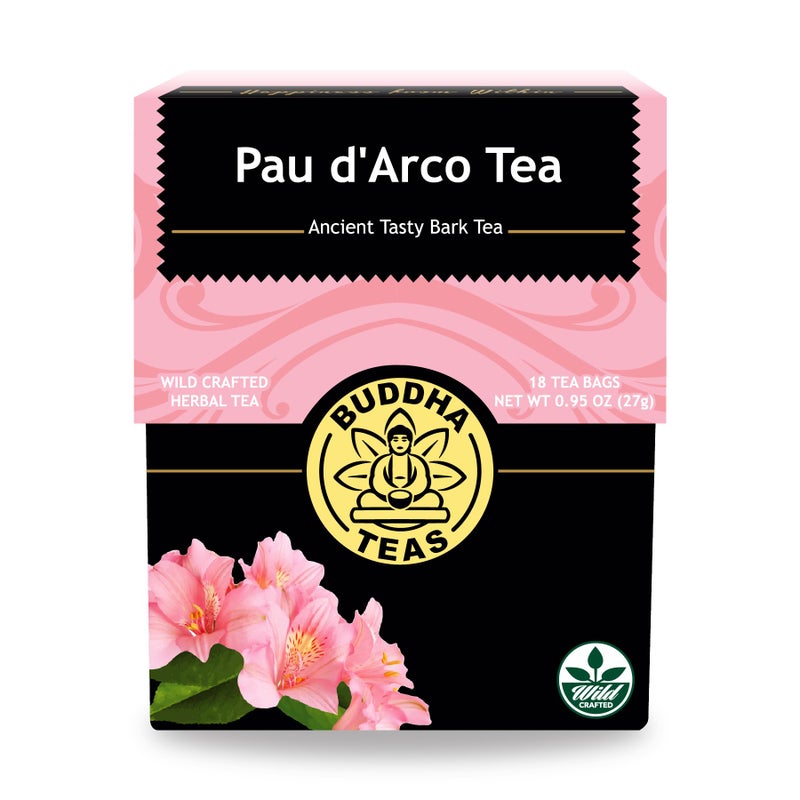 Buddha Teas Pau dArco Tea  OU Kosher 18 BleachFree Tea Bags - Image 3