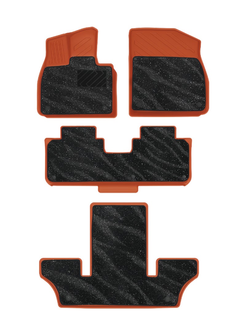 Generic Car mat, a 7-seat car mat suitable for LiL9, 2024 model, double layer, original car color, high-end, easy to clean, goodcar.  - Image 1