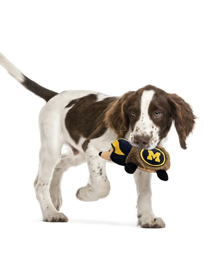 Pets First NCAA Michigan Wolverines Plush Hedgehog Toy for Dogs & Cats, Cool Soft Pet Toy for Fun and Interactive Play, Dog Chew Toy with Squeaker, Licensed Hot Pet Toy - Image 5