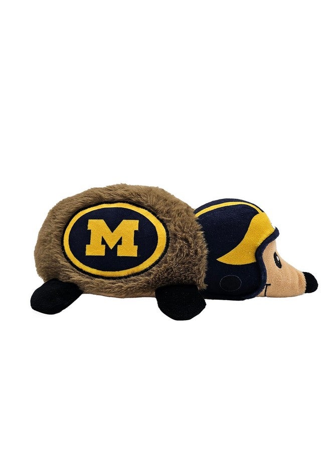 Pets First NCAA Michigan Wolverines Plush Hedgehog Toy for Dogs & Cats, Cool Soft Pet Toy for Fun and Interactive Play, Dog Chew Toy with Squeaker, Licensed Hot Pet Toy - Image 4