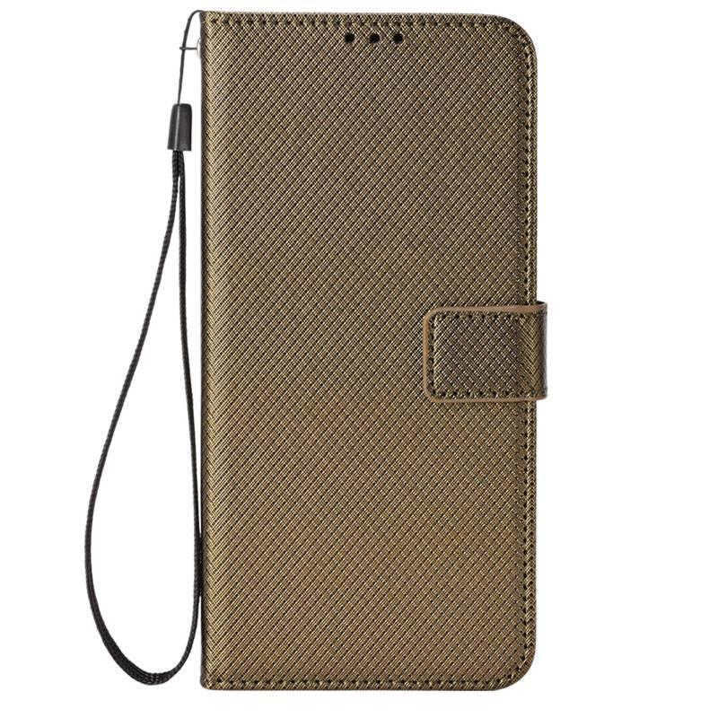 LS Protective Case, Leather Texture Diamond Pattern, Cover for Redmi Note 14 - Image 1