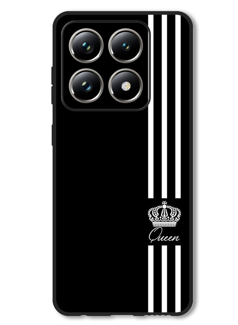 Theodor Case Compatible with Xiaomi 14T Pro Protection Shockproof Bumper Cover Queen Crown - Image 1