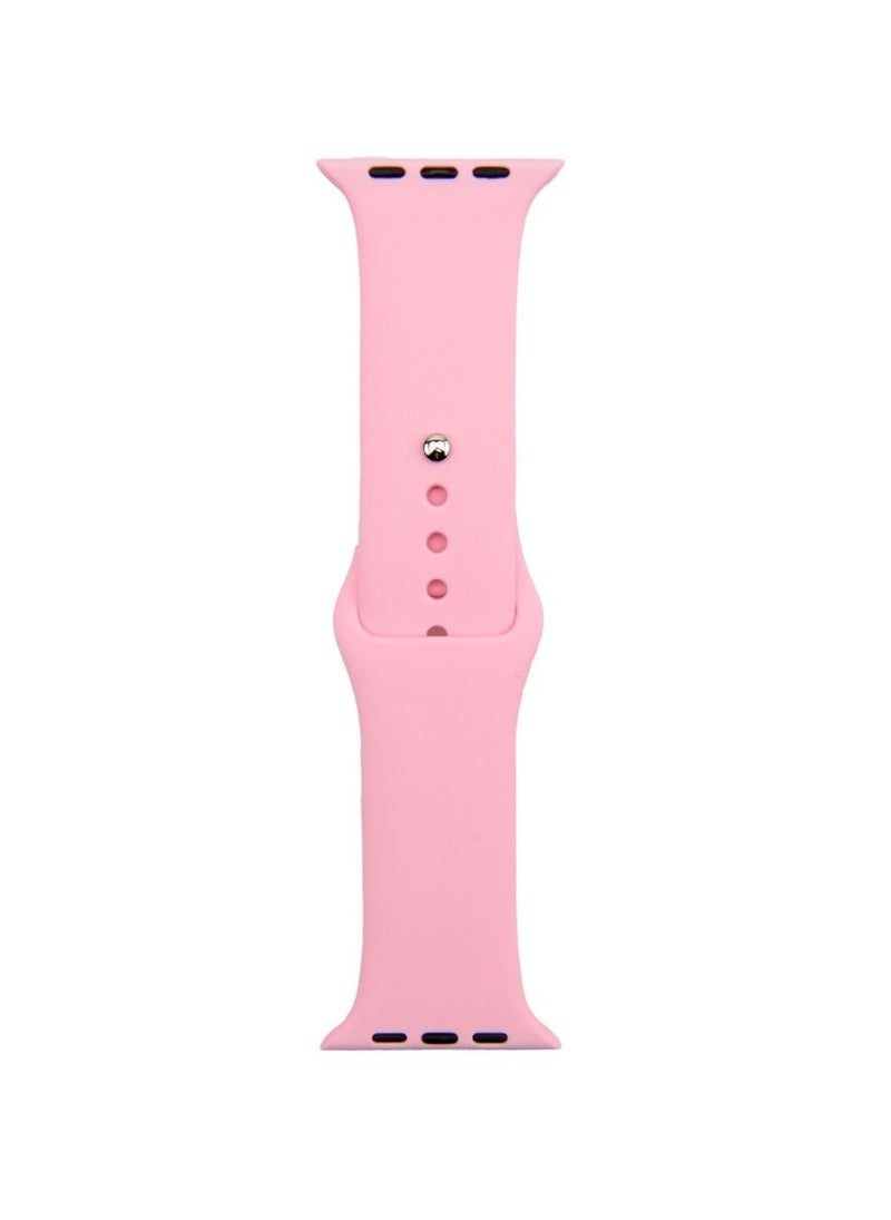 Apple Watch Band 41mm Soft Silicone Sport Band Replacement Wrist Strap Compatible for iWatch Apple Watch Series 7 (41mm) - Image 2