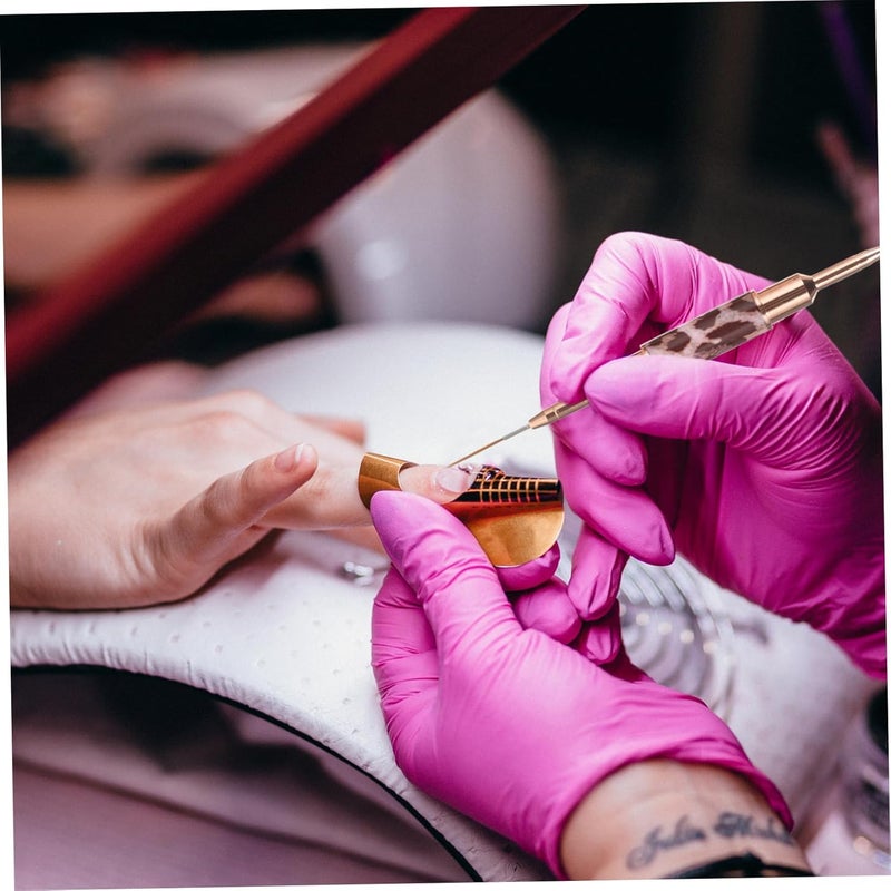 4Pcs Dual Ended Nail Art Brushes Set For Precise Gel Polish Drawing And Salon Manicure - Image 3