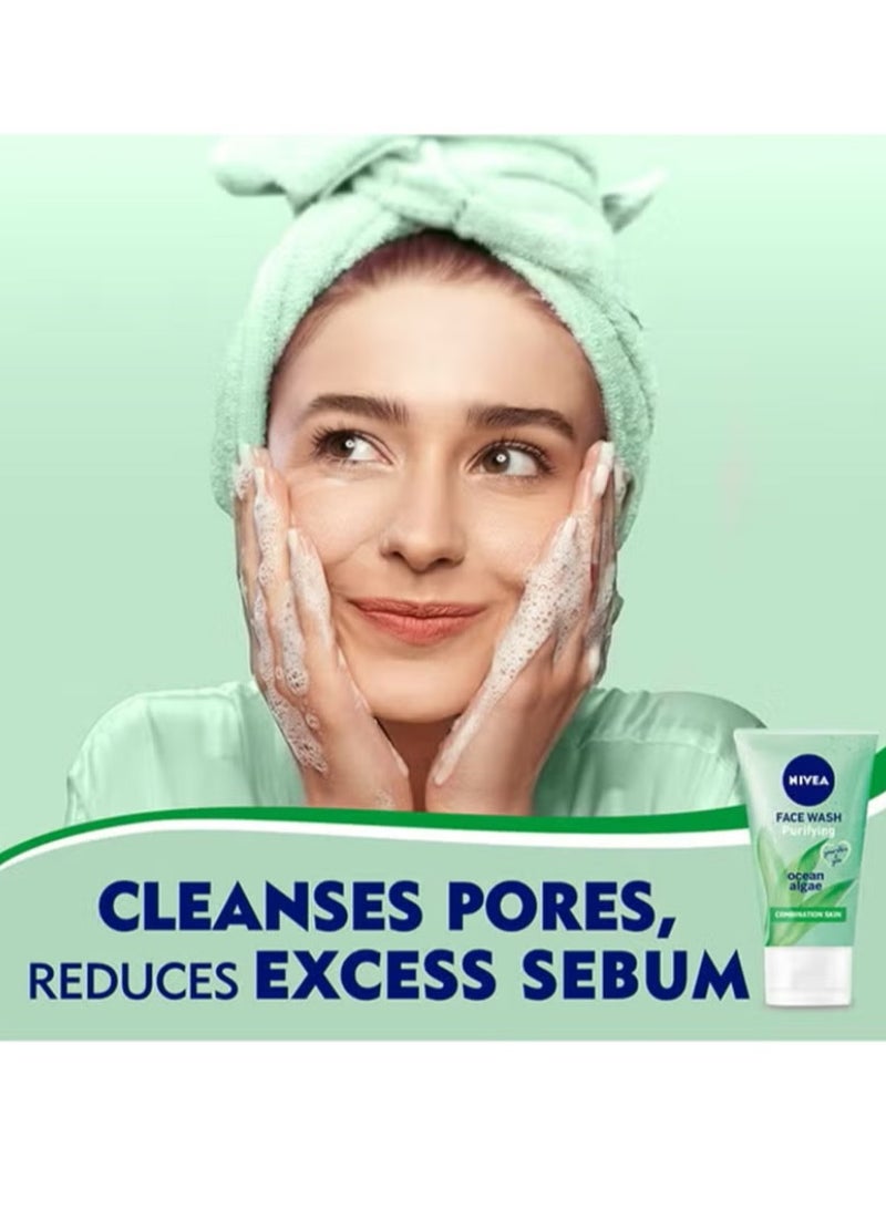 نيفيا غسول للوجه منقي للبشرة المختلطة 150ملليلتر - Image 3