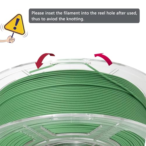 iSANMATE High Speed Matte PLA+ 3D Printer Filament, Matte Army Green PLA+ Filament 1.75mm Designed for High Speed 30-600mm/s, Fast Printing Speed PLA, Dimensional Accuracy ±0.02mm, 1kg Spool (2.2lbs) - Image 4