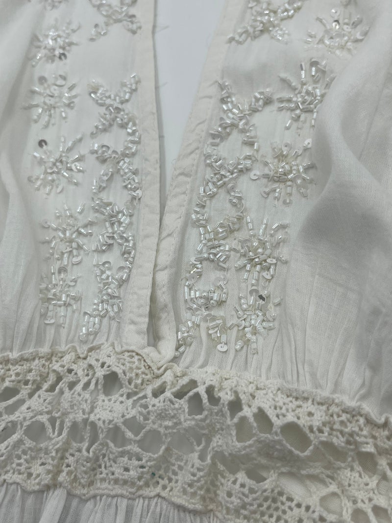 Antica Sartoria White Maxi Dress - Image 3