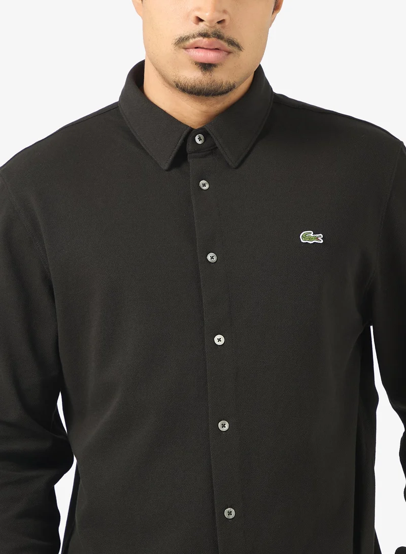 LACOSTE  Slim Fit Piqué Shirt for Men | Best Price UAE