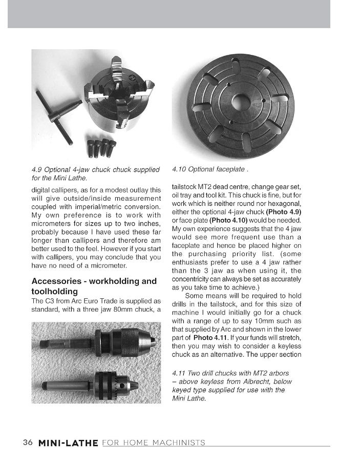 مخرطة صغيرة لعمال المعادن في المنزل - Image 5