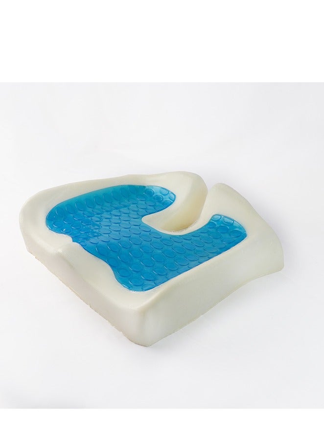 Max Comfort Advanced medical seat to prevent fistula pain and comfort when sitting for long periods, with a gel layer to prevent sweating, navy blue color - Image 2