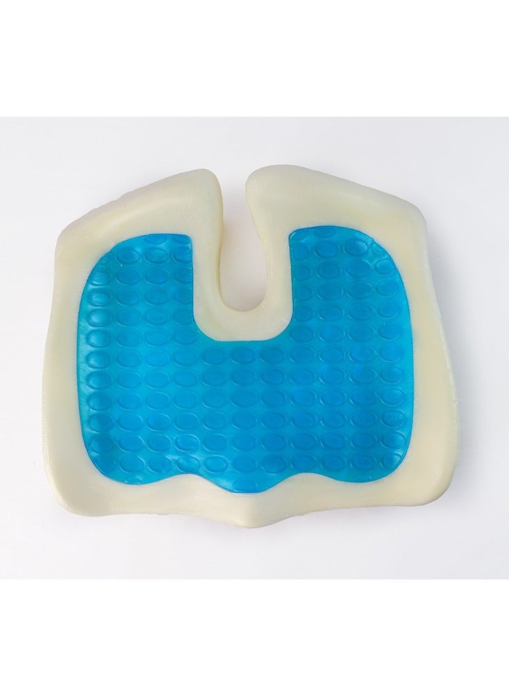 Max Comfort Advanced medical seat to prevent fistula pain and comfort when sitting for long periods, with a gel layer to prevent sweating, navy blue color - Image 3