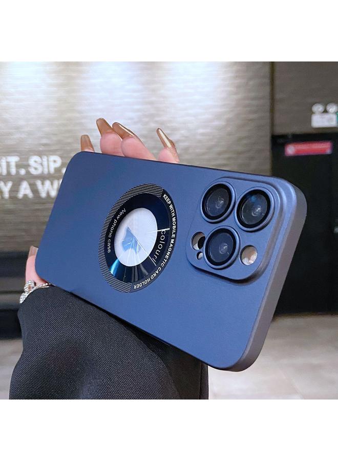 Zaboon Case For iPhone 12 Pro Max Electroplating Oil Injection Magsafe Magnetic PC Phone Case - Image 1