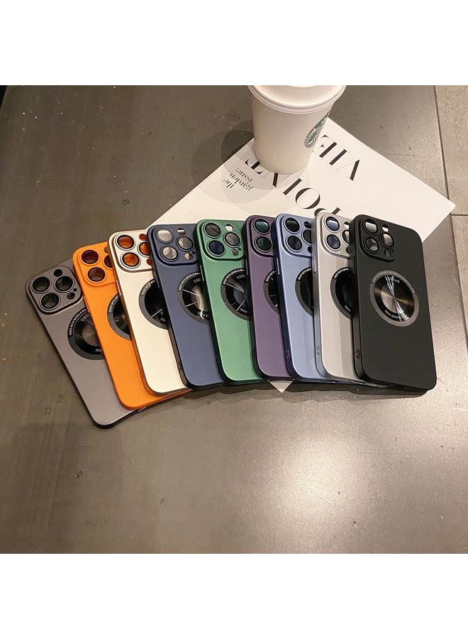 Zaboon Case For iPhone 12 Pro Max Electroplating Oil Injection Magsafe Magnetic PC Phone Case - Image 2