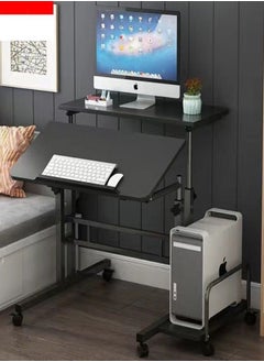 Modern Portable Multi-Purpose Study and Gaming Table - Versatile 62 x 90 x 69 cm Desktop Ideal for Work, Study, and Gaming with Stylish Design for Home or Office Use