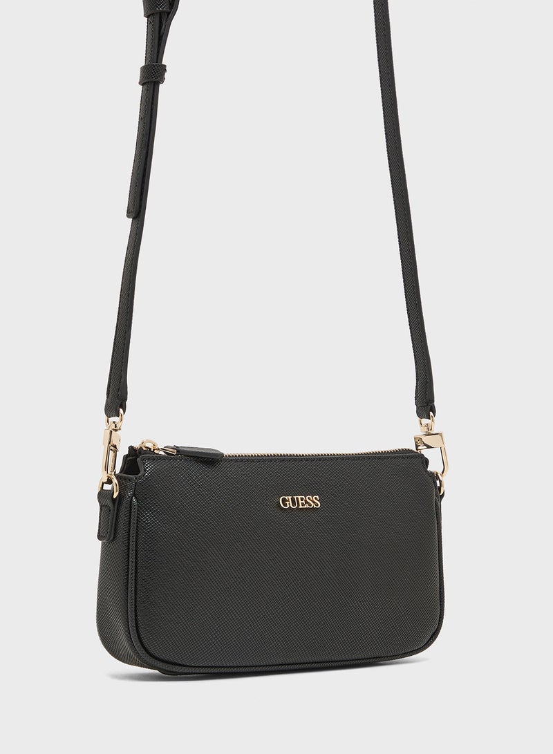 GUESS Noelle II Double Pouch Crossbody  - Image 4