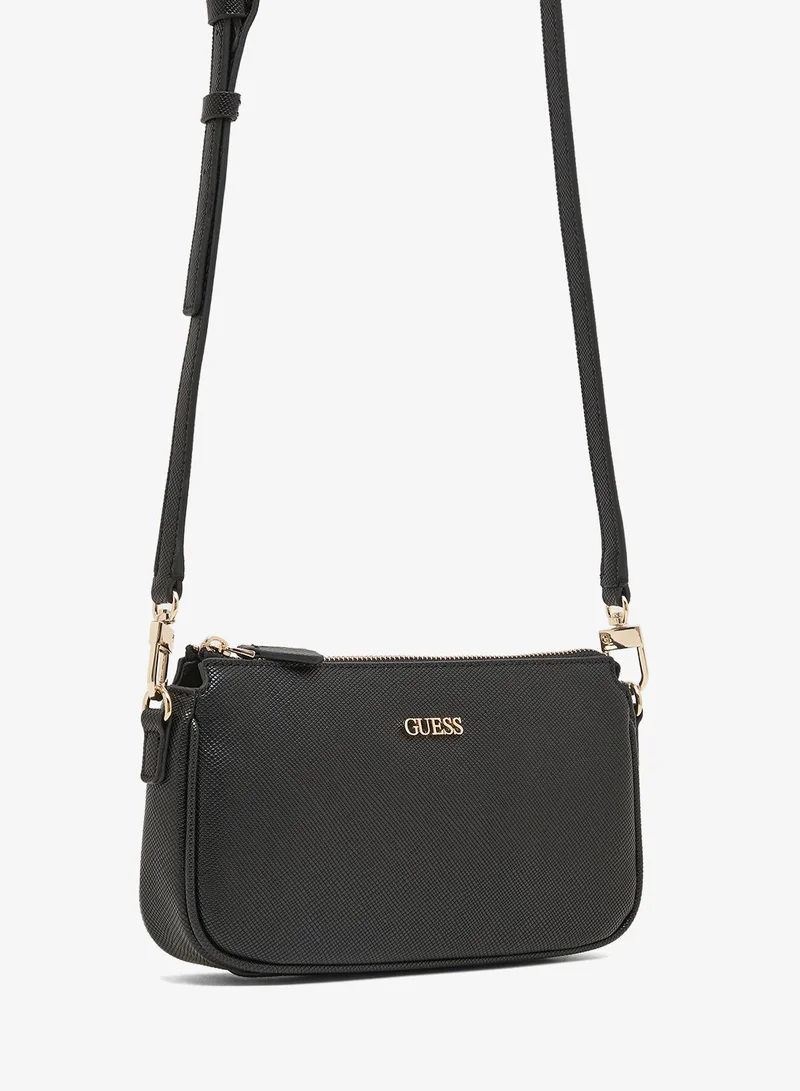 GUESS  Noelle II Double Pouch Crossbody Bag for Women | Best Price UAE