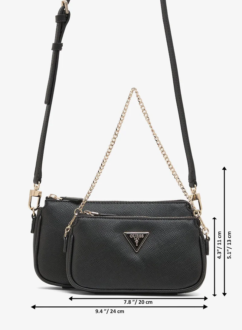 GUESS  Noelle II Double Pouch Crossbody Bag for Women | Best Price UAE