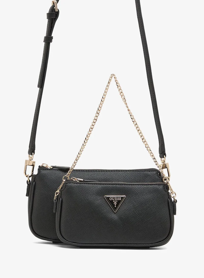 GUESS Noelle II Double Pouch Crossbody Bag