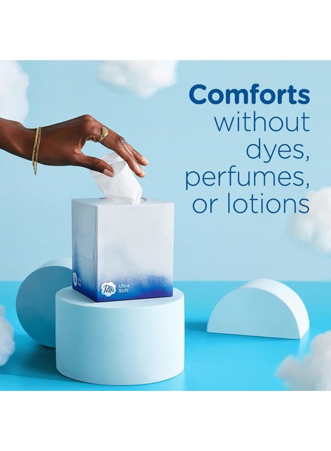 Puffs Ultra Soft Non-Lotion Facial Tissues, 1 Cube, 48 Tissues Per Box - Image 5
