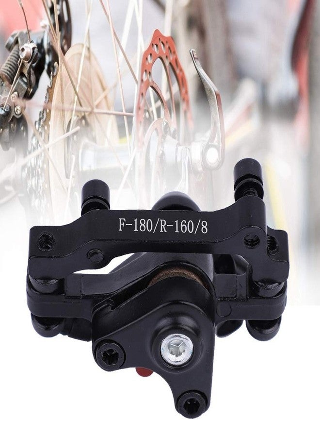 CYBIC Bicycle Disc Brake Caliper F-180/R-160/8, Black, Bicycle Brake System - Image 3