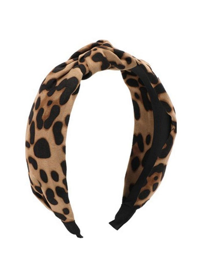 Etercycle Tercycle 2Pcs Headbands For Women Bow Knotted Wide Headband Yoga Hair Band Fashion Elastic Hair Accessories For Women (Black Leopard) - Image 5