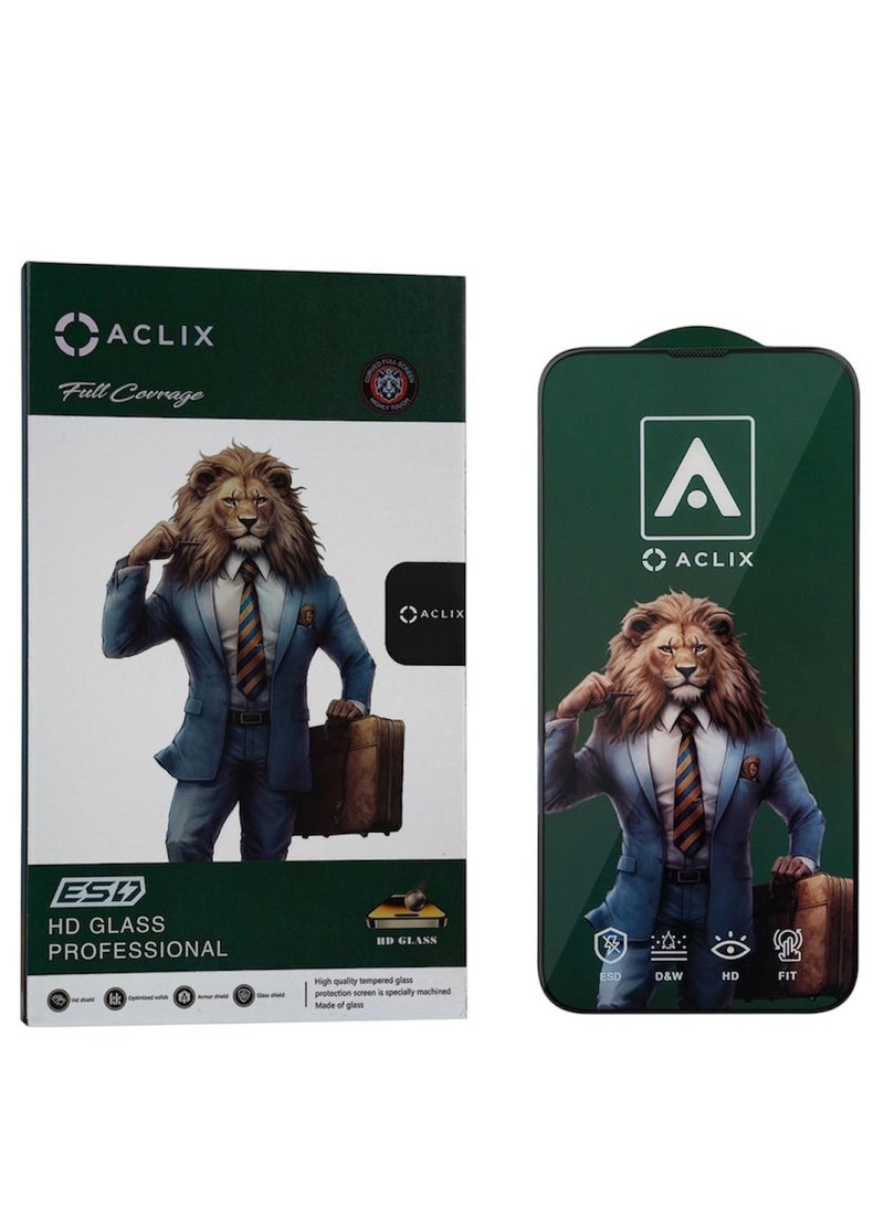 ACLIX 2.5D Full Cover Tempered Film Screen Protector Glass For iPhone 14 Plus 6.7 inch Clear