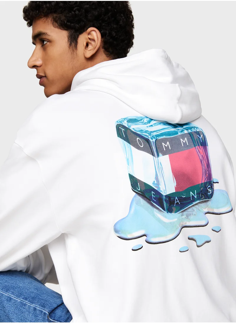 TOMMY JEANS Graphic Regular Fit Hoodie