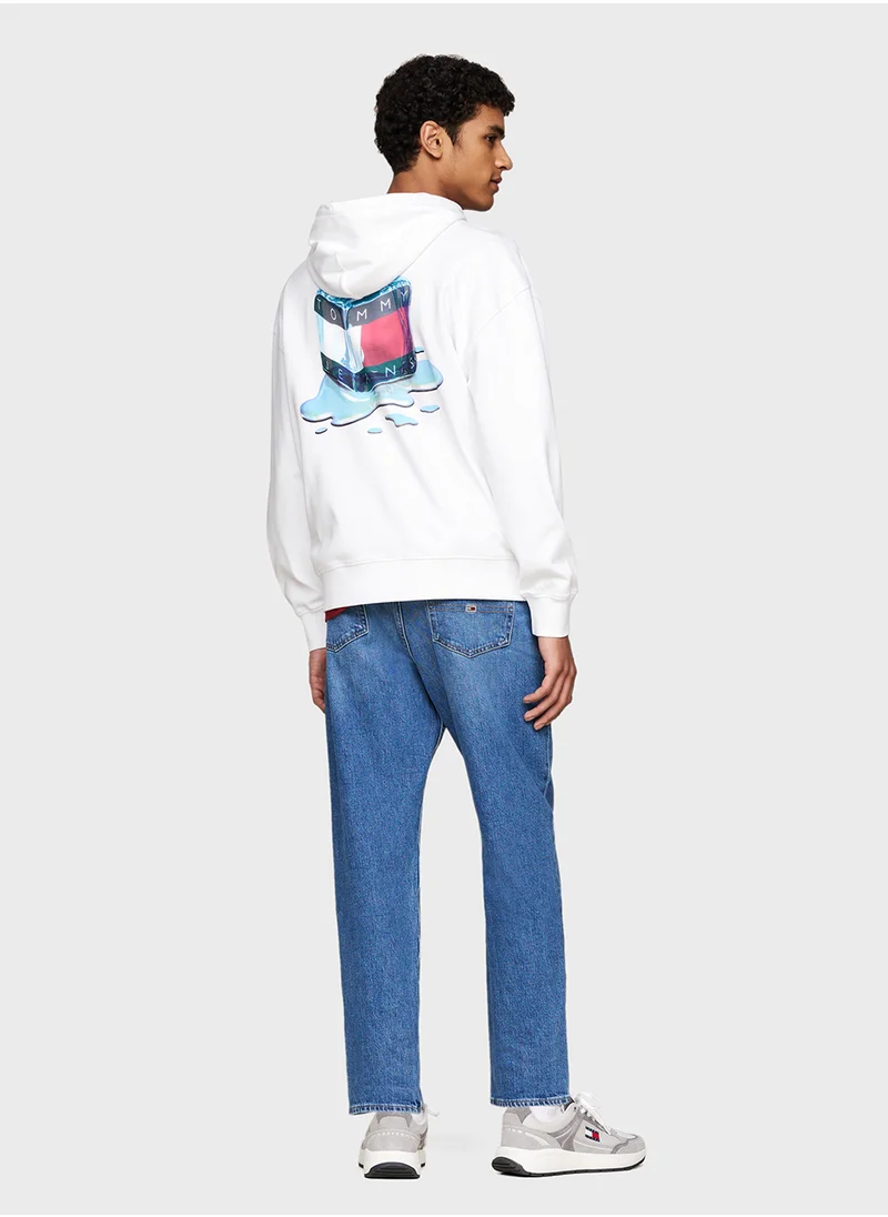 TOMMY JEANS Graphic Regular Fit Hoodie