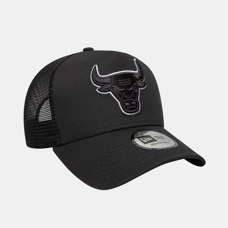 New Era Grey NBA Chicago Bulls E-Frame Trucker 9FORTY Cap for Men | Best Price UAE