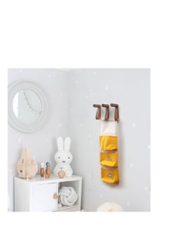 Y&D 3 Pack Wooden Coat Hooks, Black Walnut,Entryway Wall Hangers, Pegs Mounted Vintage Single Hangers with PU Leather Straps for Hanging Coats Hats Bags Towels(16cm*8.6cm *3cm)  - Image 3