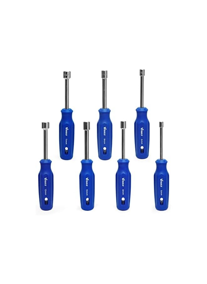 VTOOLS VTOOLS 7Pcs Nut Screwdriver Set, Professional & High-Quality Nut Screwdriver Set for Home Repair, Improvement, VT2171  - Image 2