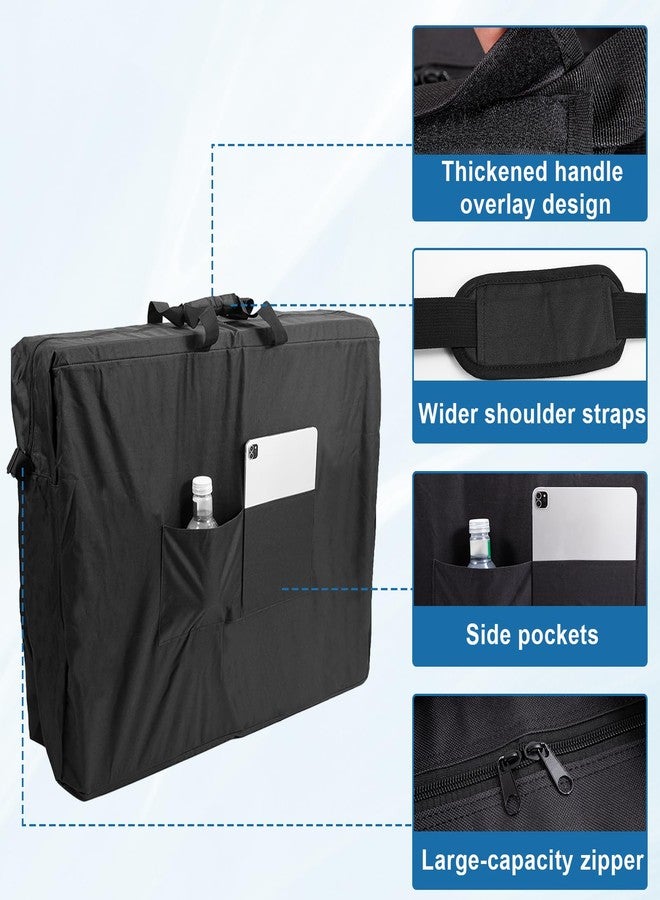 FDFuZhao Wheelchair&Rollator Travel Bag, 600D Oxford Fabric Foldable Wheelchair Travel Bag,Transport Chairs, Folding rollator Walker Accessories Waterproof Walker Bag (45.28 × 15.74× 31.5 inch) - Image 3
